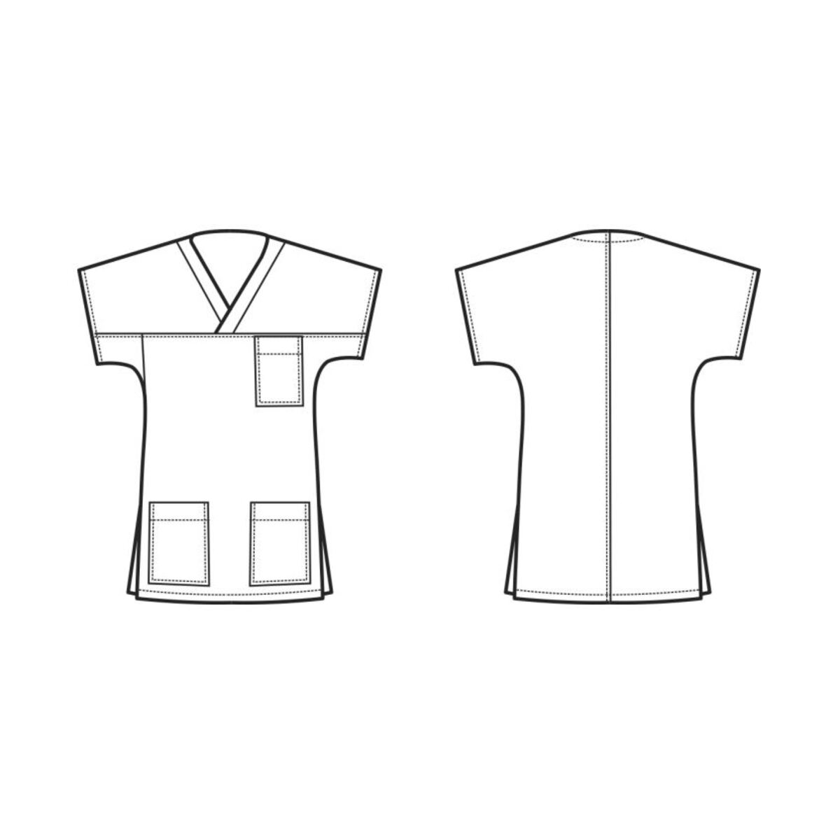 045000 Tunique médicale à enfiler M03