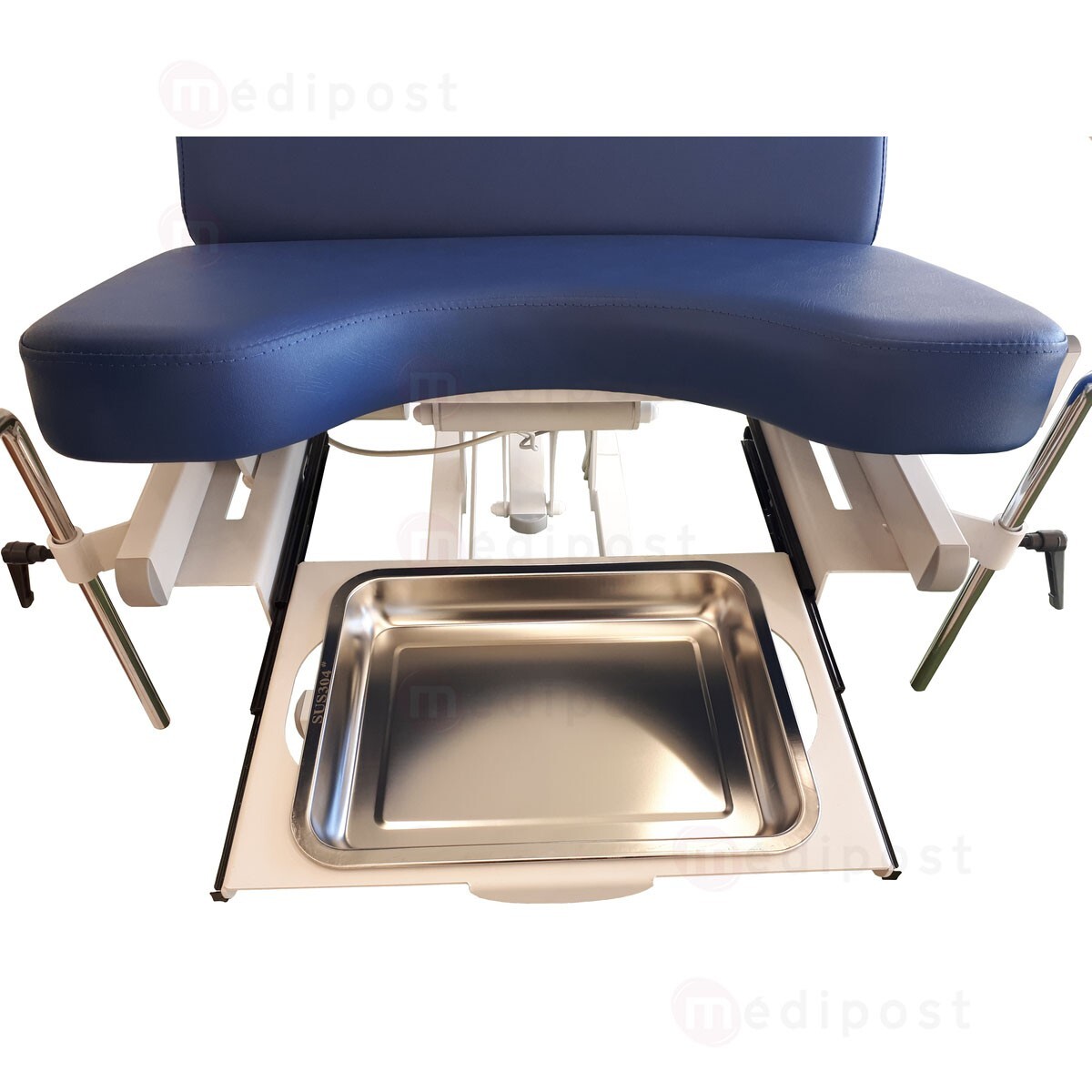 205200B Divan dexamen electrique GynoMed 3 plans Bleu M07