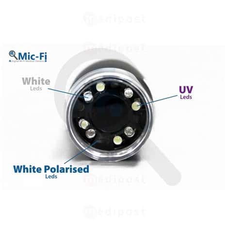 Dermatoscope microscope MFP avec leds UV M03