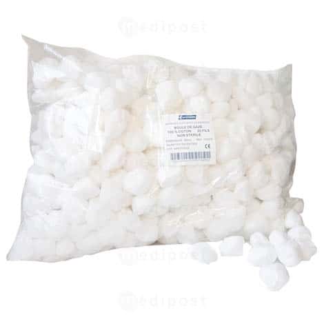 Boule de gaze non sterile 35mm M02