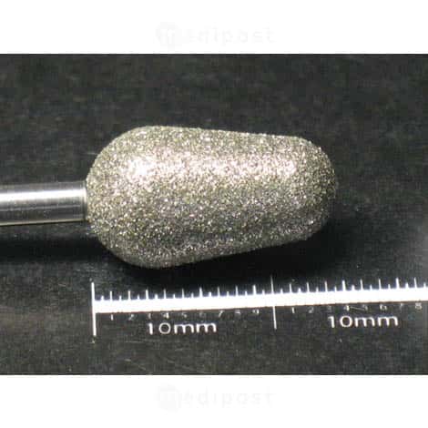 Fraise diamant cone diametre8 0mm grain moyen M03