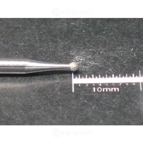 Fraise diamant boule diametre1mm grain moyen M03