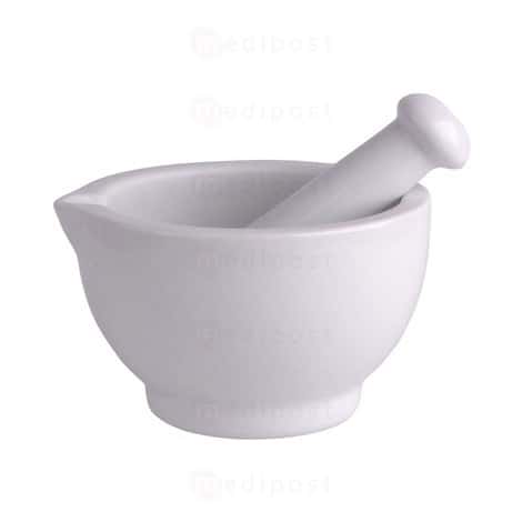 Mortier et pilon en céramique