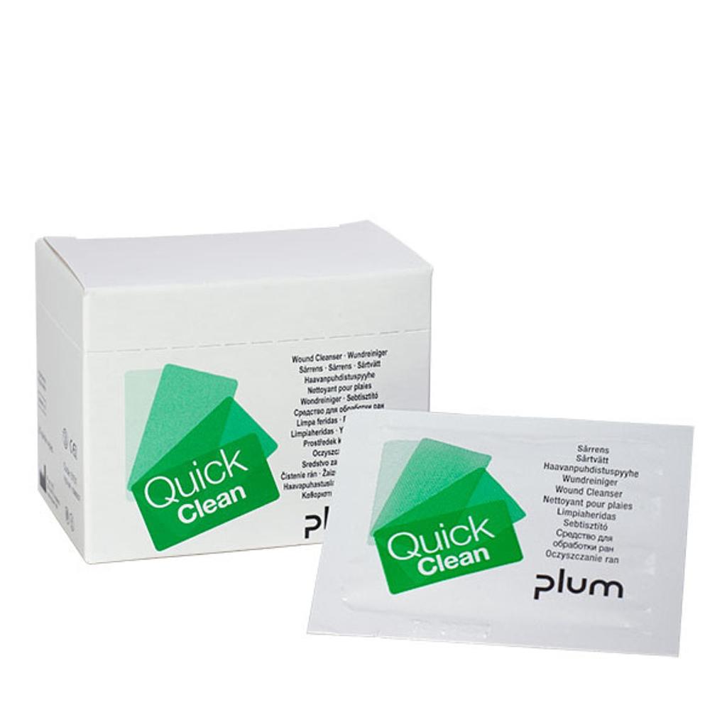 Lingettes nettoyantes pour plaies QuickClean