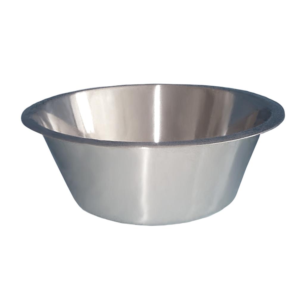 Cupule en inox à fond plat