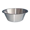 Cuvette en inox à fond plat