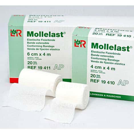 Bande de fixation élastique Mollelast Cello 4m