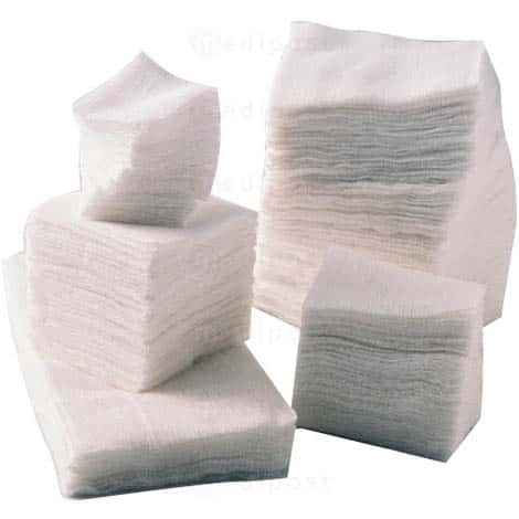 Niet-steriel Infipost gaas 8-laags, 17 draden