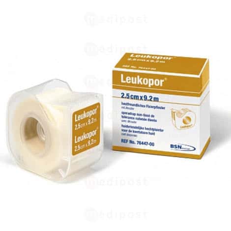 Leukopor fixatiepleister met dispenser