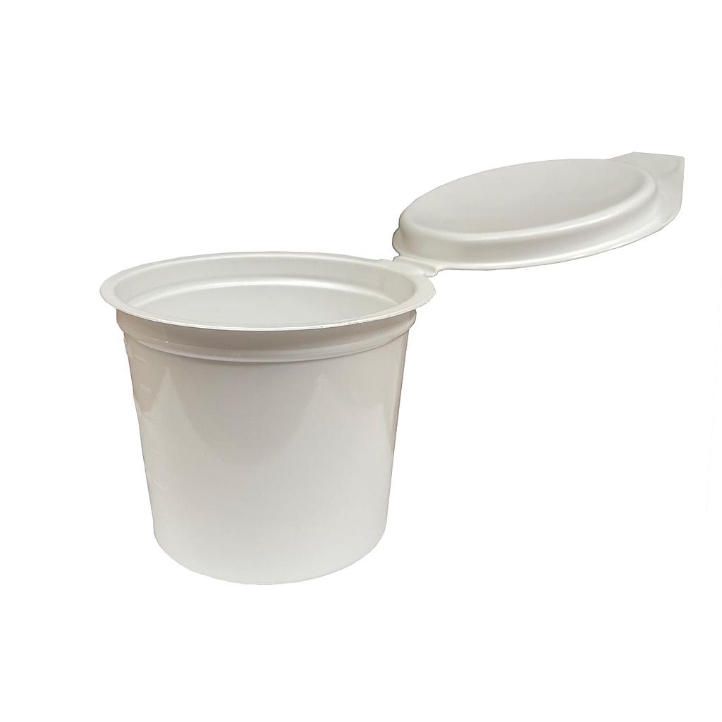 Plastic kwispedoor met deksel