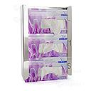 Support en acier inoxydable pour 3 boîtes de gants