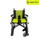Chaise roulante manuelle en aluminium