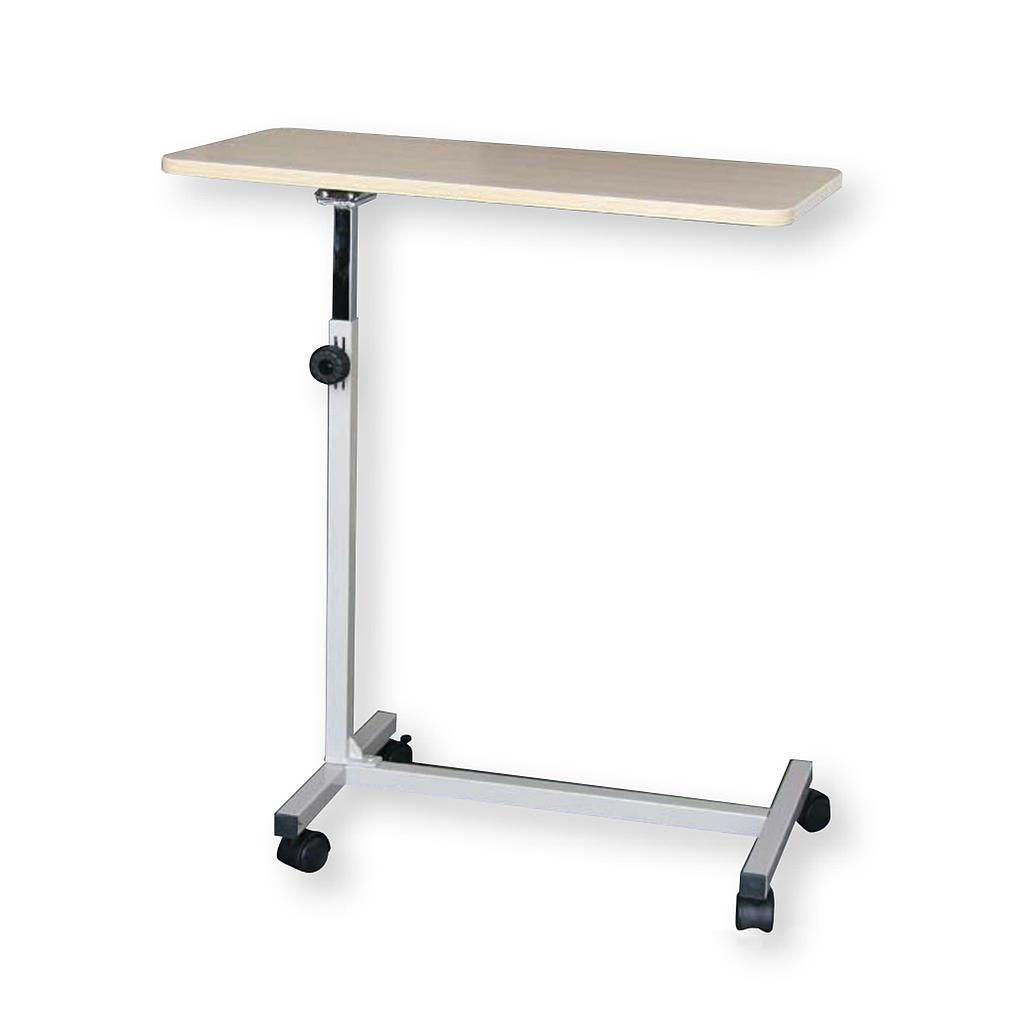 In hoogte verstelbare bedtafel, vast tafelblad