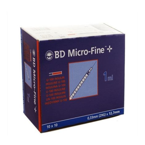 Micro-Fine 1ml + 29Gx12.7mm (100)