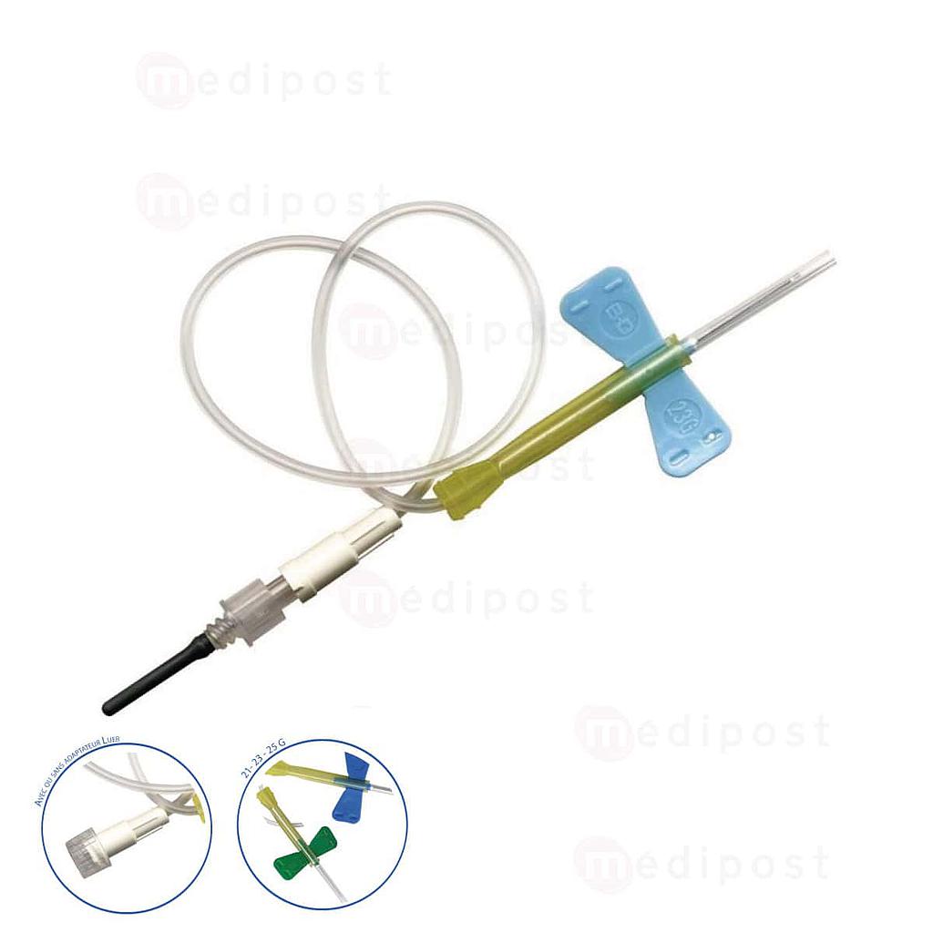 Vleugelnaald Safety-Lok bloedafnameset