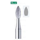 Diamant frees - Ø 2.3mm kegel - medium korrel