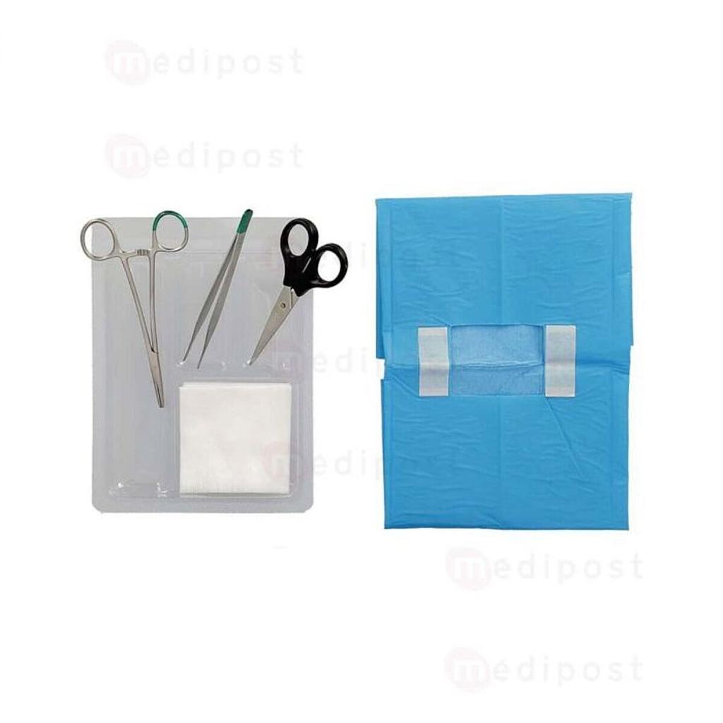 Set de suture n°6 avec instruments en métal