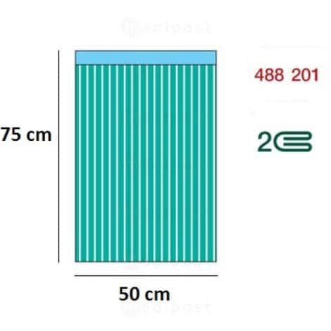 Steriel klevend chirurgisch afdekzeil 50x75cm