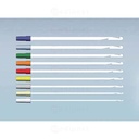 Rechte flexibele curette voor gynaecologisch gebruik