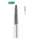 Diamant frees - match ø2,3mm - afgerond einde, medium korrel