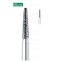 Fraise diamant - allumette ø2,3mm - bout arrondi grain moyen