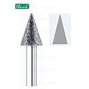 Fraise diamant - cône pointu ø 3,7mm - grain moyen