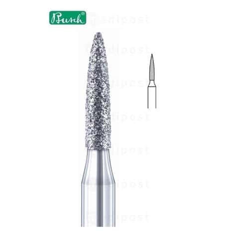 Diamant bur - "Flame" ø 1.4mm - medium korrel