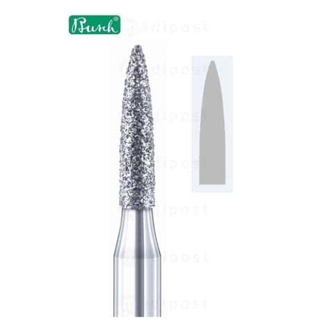 Diamant bur - "Flame" ø 1.8mm - medium korrel