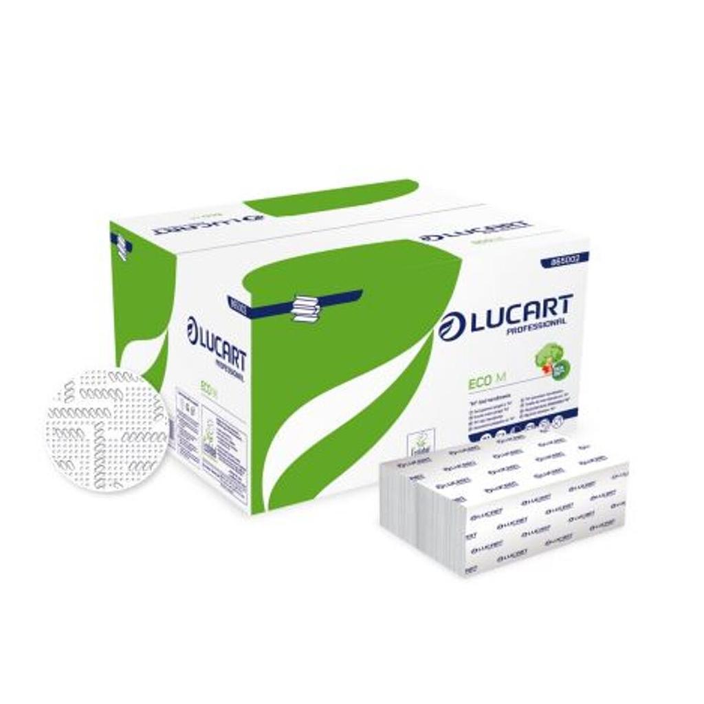 Lucart Eco servet M, 2-laags reliëf gelijmd 22,5x32cm