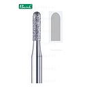 Fraise diamant - cylindrique arrondi ø 2,7mm - grain moyen