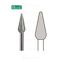 Fraise diamant - flamme ø 4,7mm - grain moyen