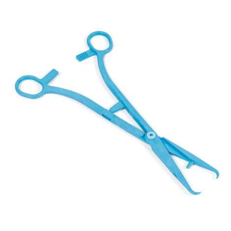 Rechte Pozzi-tang voor eenmalig gebruik 25 cm