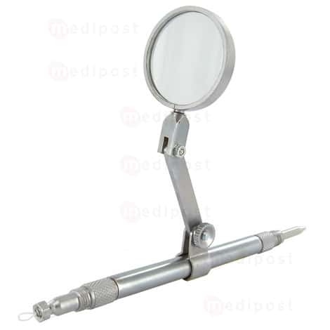 Metalen oculairmagneet met vergrootglas