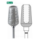Fraise diamant - cylindre creux ø 9mm - grain super gros