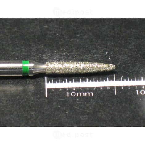 Diamant frees - spitse wedstrijd ø 1,9mm - Grove korrel