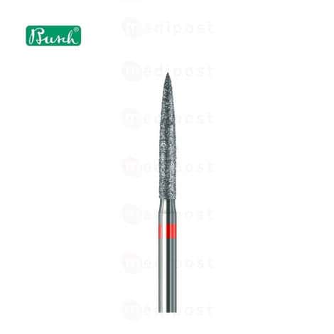 Fraise diamant - flamme ø 1,2mm - grain fin