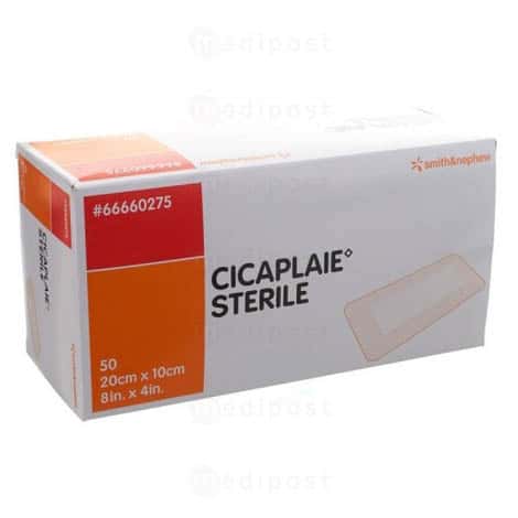 Cicaplaie steriel verband met absorberend kompres
