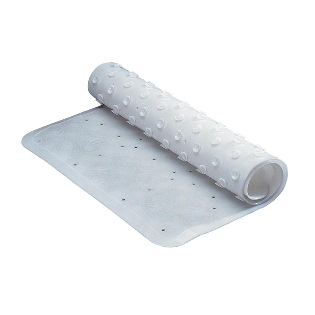 Bad-/douchemat 78 x 35 cm - rubber, met zuignappen