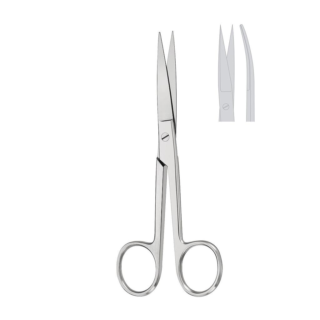 Ciseaux chirurgicaux courbes, pointus-pointus