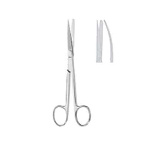 Ciseaux Deaver, pointu/mousse, courbes 14cm