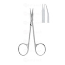 Stevens oogheelkundige schaar puntig/gebogen 11cm