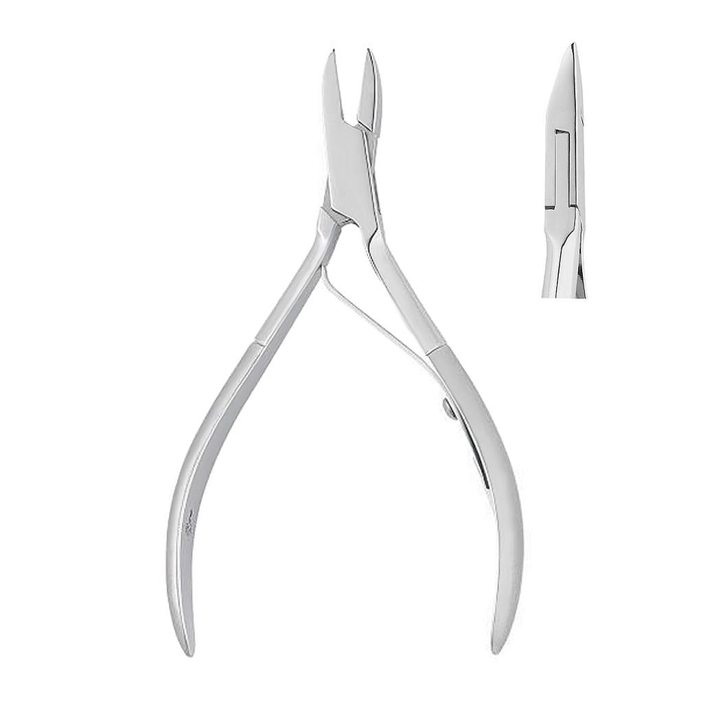 Eloi roestvrijstalen platte nageltang 10 cm