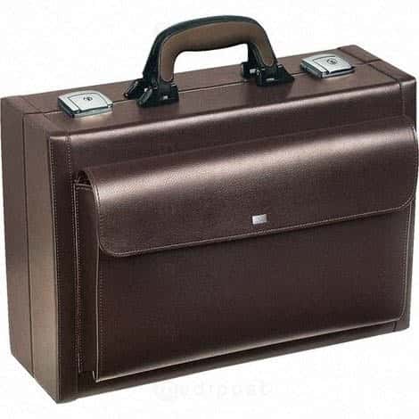 Mallette médicale modulaire en cuir, modèle Visita