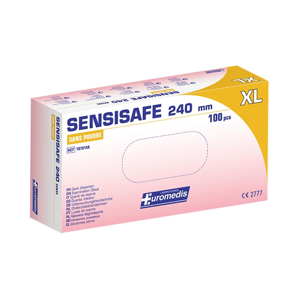 Sensisafe vinyl onderzoekshandschoenen, poedervrij en niet-steriel