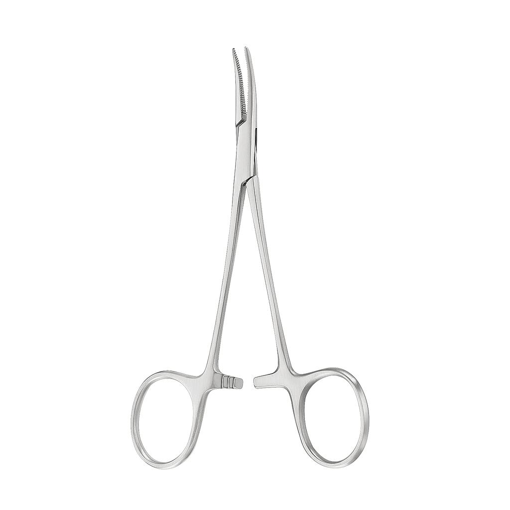 Halsted muggenhemostatische tang, curve 1:1