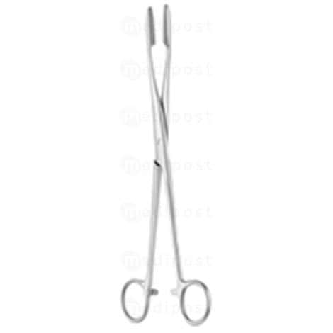 Gross-Maier verbandtang met rekje, recht 25cm