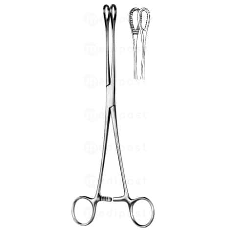 Foerster spons tang, recht met tandheugel