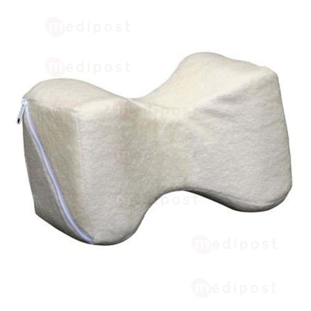 Coussin Knee Pillow - cale genoux, taie blanche sans attache