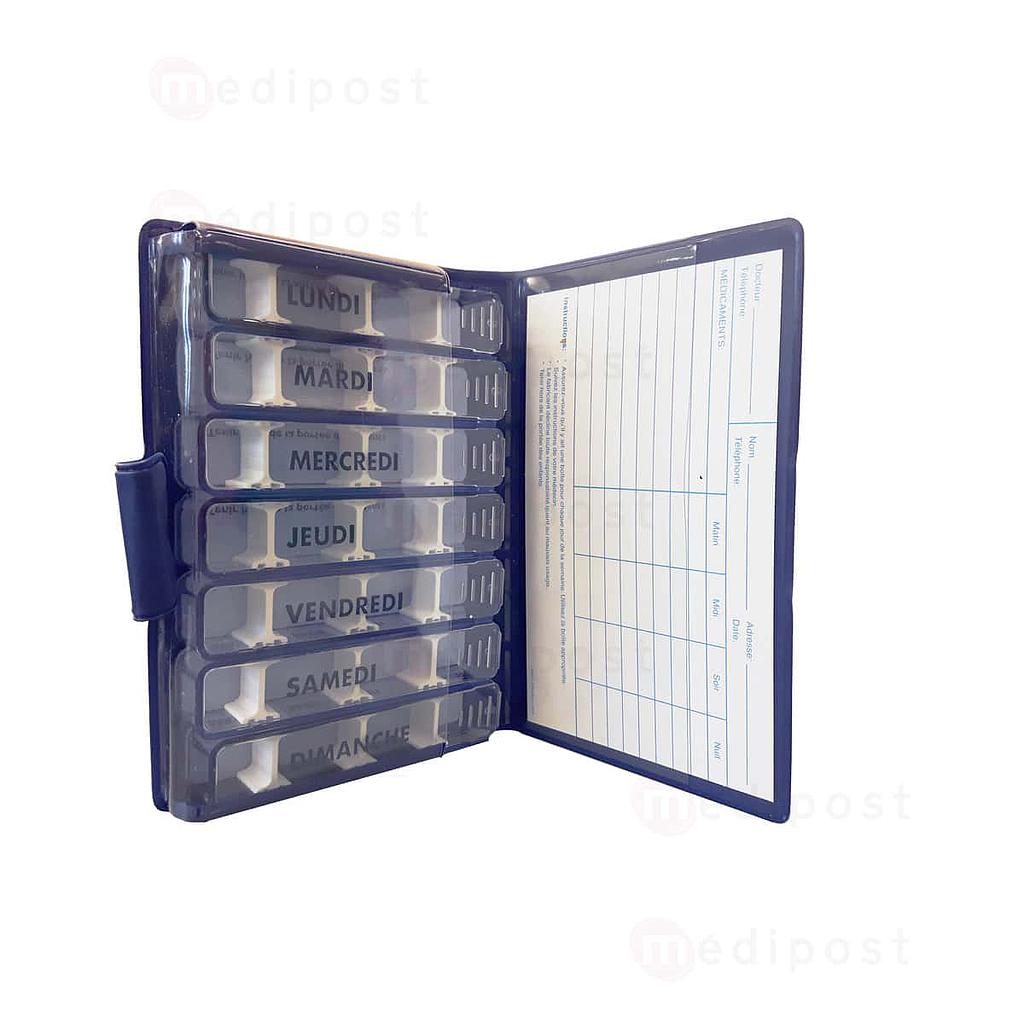 Semainier Medidose (pochette bleue)