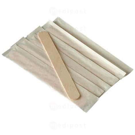 Tongspatels voor volwassenen, individueel verpakt